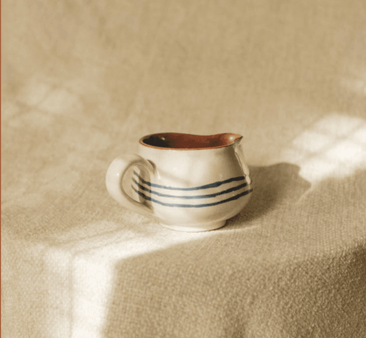 Finished pottery pieces in daily life