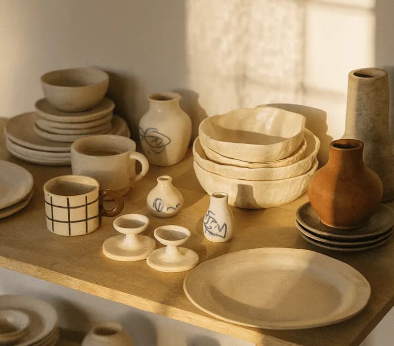 Beautiful pottery creations